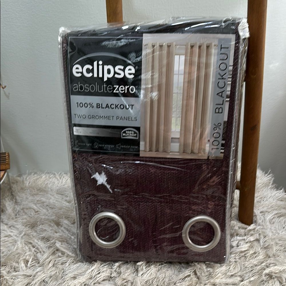 Eclipse Absolute Zero 100% Blackout Two Grommet Top Panels 50 in x 95 in